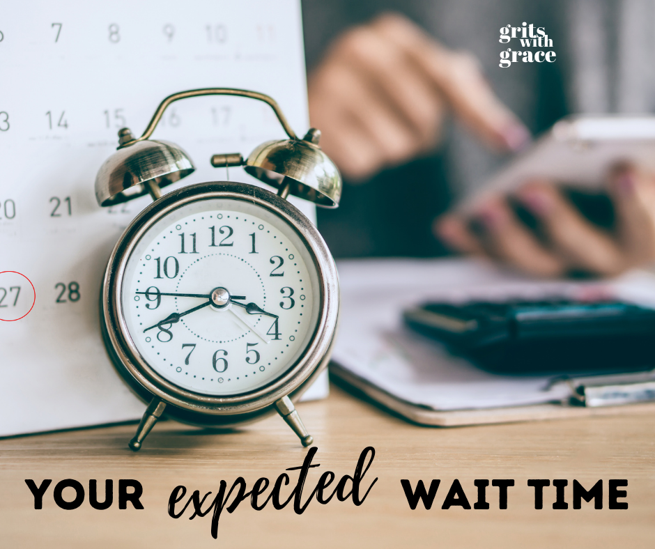 Your Expected Wait Time – Grits with Grace